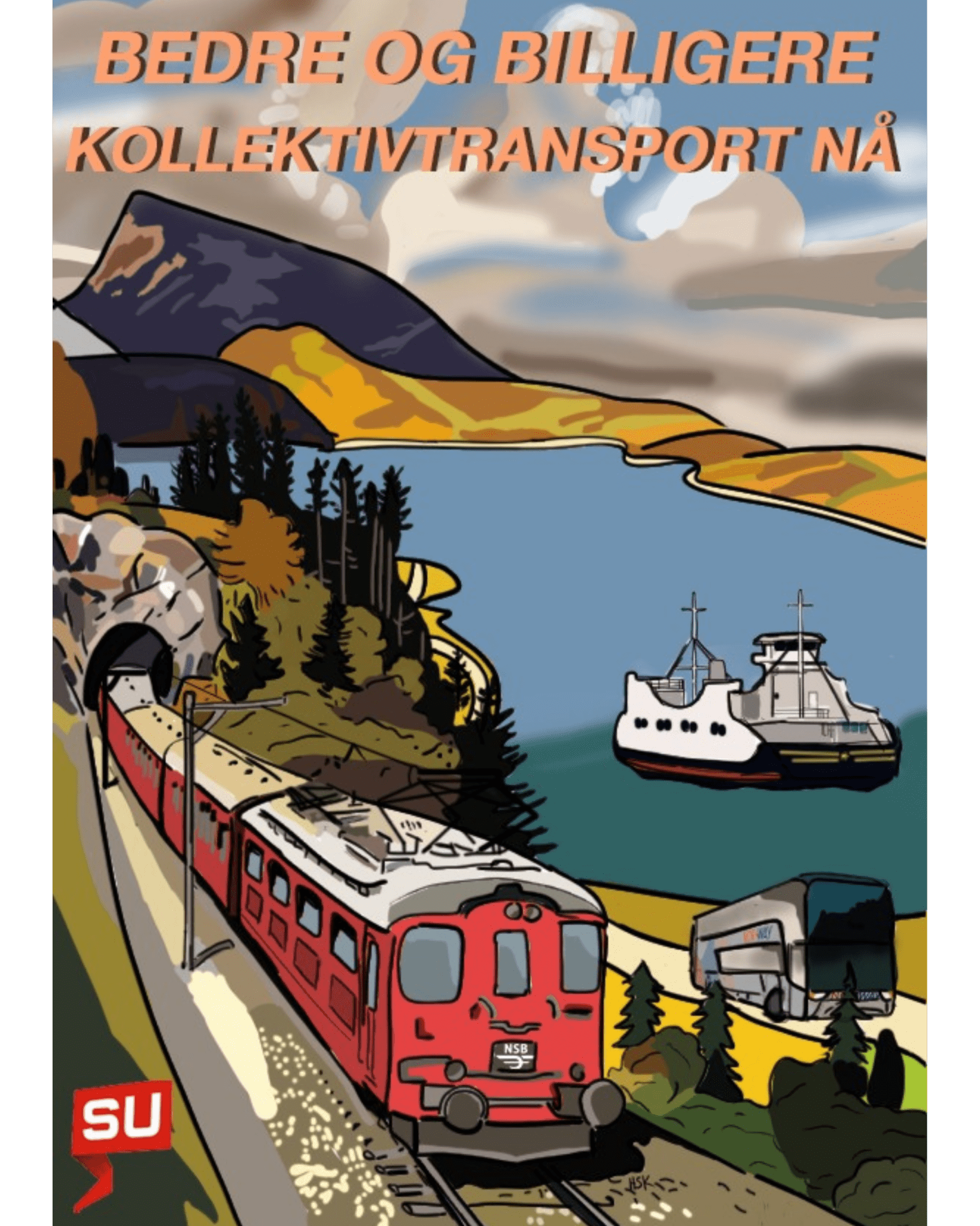 Plakat: Kollektivtransport - SU : SU