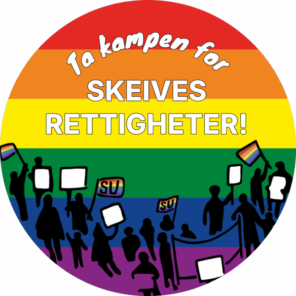 Klistremerke: ta kampen for skeives rettigheter