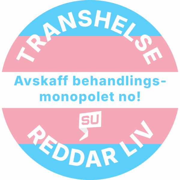 Klistremerke: transhelse reddar liv