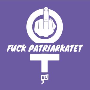 Klistremerke: Fuck patriarkatet